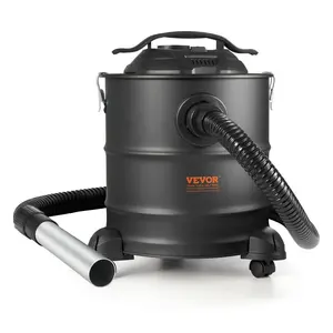 VEVOR Ash Vacuum Cleaner, 5 Gallon with 1200W Powerful Suction, Fireplace Vacuum with Reverse Suction, 16.4 ft Power Cable, 16 Kpa Max. Vacuum, for Fireplaces, Pellet Stoves, Wood Stove, Log Burner