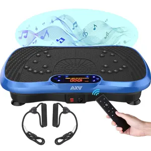 Vibration Fitness Plate with Remote Control & Resistance Bands