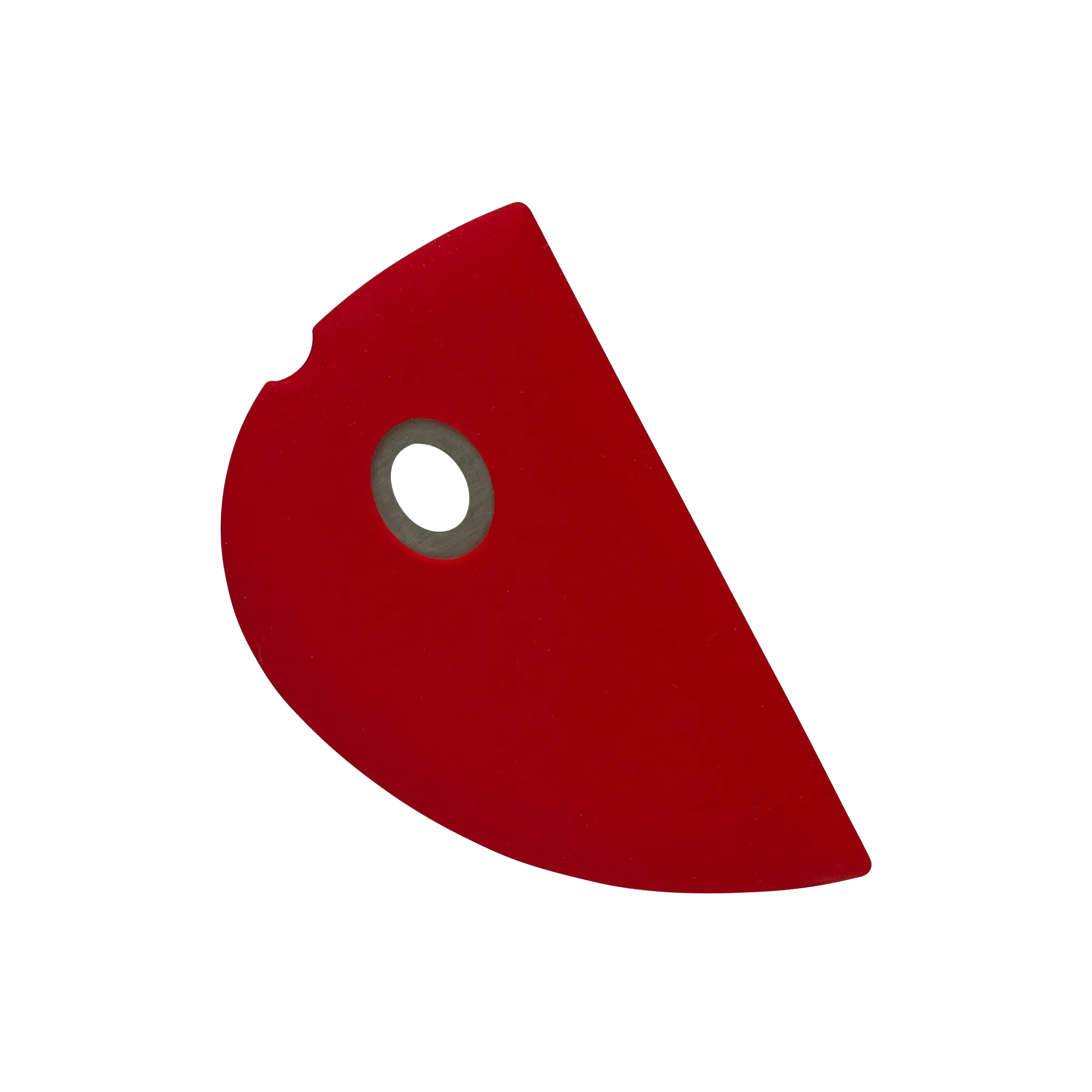 Red Mini Silicone Bowl Scraper