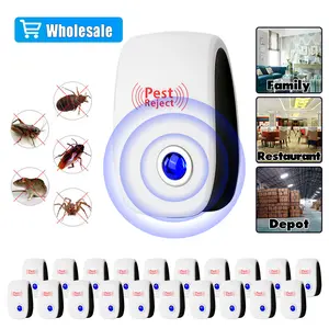Dazone Wholesale Ultrasonic Pest Repeller for Mice Rats Spiders Roaches & Insects Indoor Home Restaurant Garage Use Effective Pest Control Device