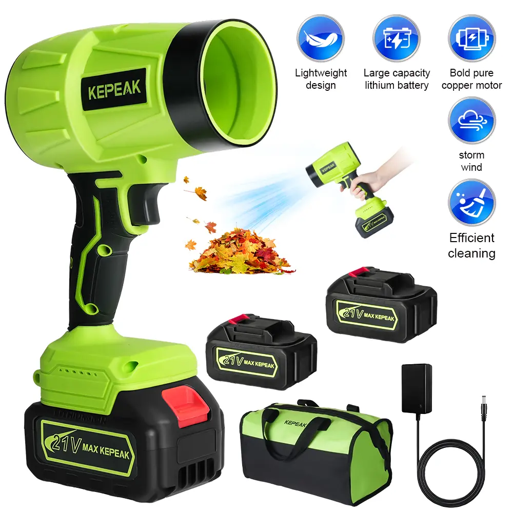 【DealsForYou】Cordless Portable Handheld Jet Dry Blower Power Tool - for Car Drying, BBQ Cleaning - Father's Day Gift Option