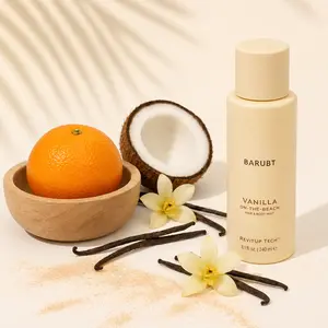 Vanilla Coconut Body Fragrance Mist 240ml | Water-Based Formula, Fresh & Non-Sticky | Fragrance Activated by Touch | Brazilian Summer Vibes for Women