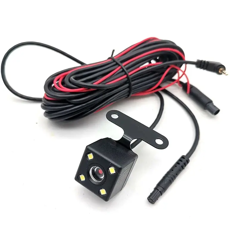 1 x HD Rearview Reverse View Camera - Universal Fit 12V Cars, 5-Pin, 170° Wide Angle, Waterproof, Brighter Viewing Angle in Dark, High Resolution Plastic, Automatic Backlight Compensation, US Compatible for Driving, Parking