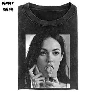 Jennifer's Body T-Shirt, Meg@n Fox Vintage Graphic Tee, Hot Horror Movie Meme Shirt, Retro Aesthetic Streetwear Top, Funny Cult Classic Film Fan Shirt, Gift for Men, Gift for Women, Crew Neck T-shirt, Trending T-shirt