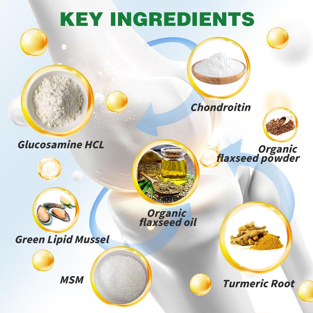 SWIYIE-pet health products Glucosamine Chondroitin Gummies with MSM & Elderberry Extra Strength - Joint Support