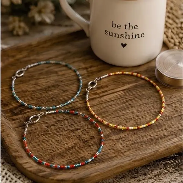 Morse Code Anklet - Customized