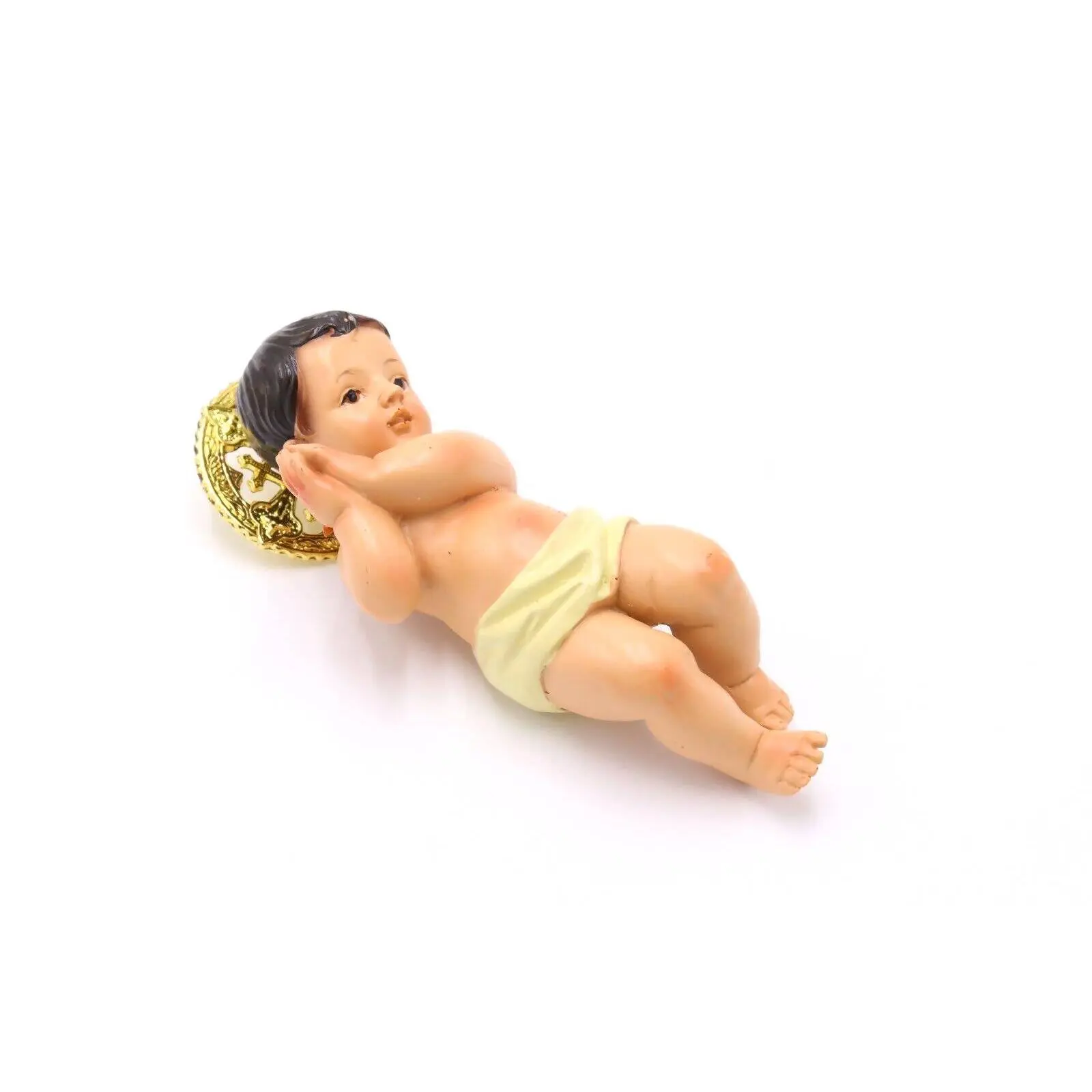 6.29" Jesus Baby Figure Christmas Statue Holy Land Nativity Collectible Faith