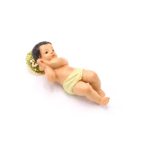 6.29" Jesus Baby Figure Christmas Statue Holy Land Nativity Collectible Faith
