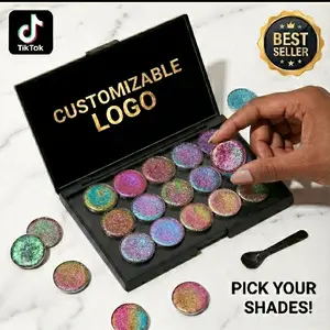 All Chrome, 15 pan CUSTOM Eyeshadow Palette