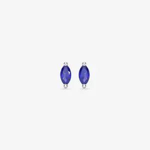 Micro Marquise Studs in Silver