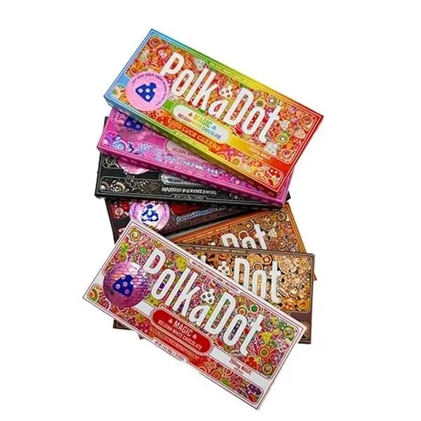 Polkadot Belgian Chocolate, High Potency Plant-based Mushroom, 20 PACK, 20 FLAVORS, VARIETY FLAVORS PACK BUNDLE, 20 Count, 100% Organic, High-Quality Ingredients, Made in USA, All Natural, Healthy Chocolate, 20 Piece Chocolate Bar