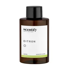 Scentify Citron Aroma Oil Refill Scent for Oil Diffusers - Lemon, Jasmine, Musk, Woods Scents - Luxurious Relaxing Aromatherapy Diffuser Fragrance
