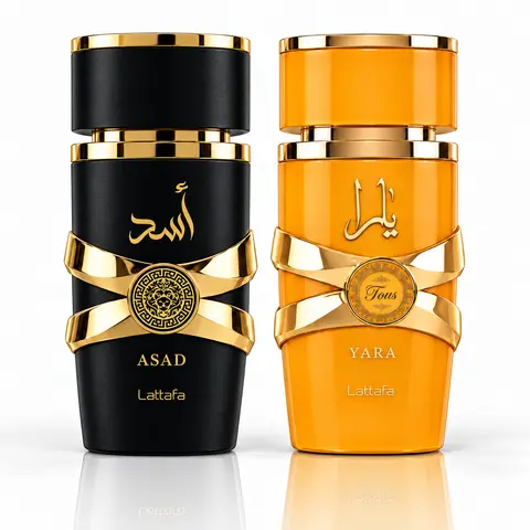 ASAD + YARA TOUS --- by Lattafa perfumes (3.4oz each)
