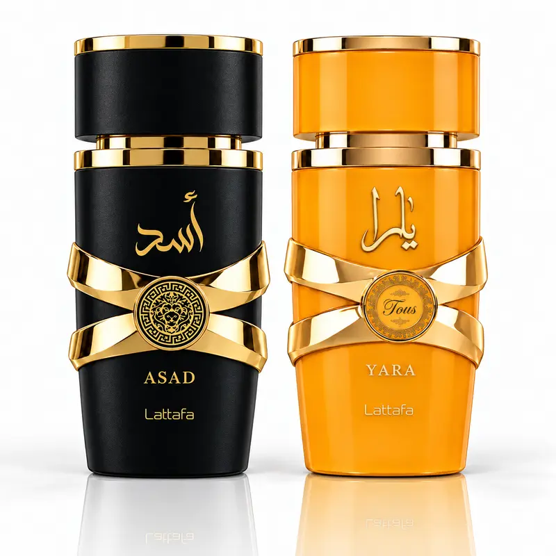 ASAD + YARA TOUS --- by Lattafa perfumes (3.4oz each)