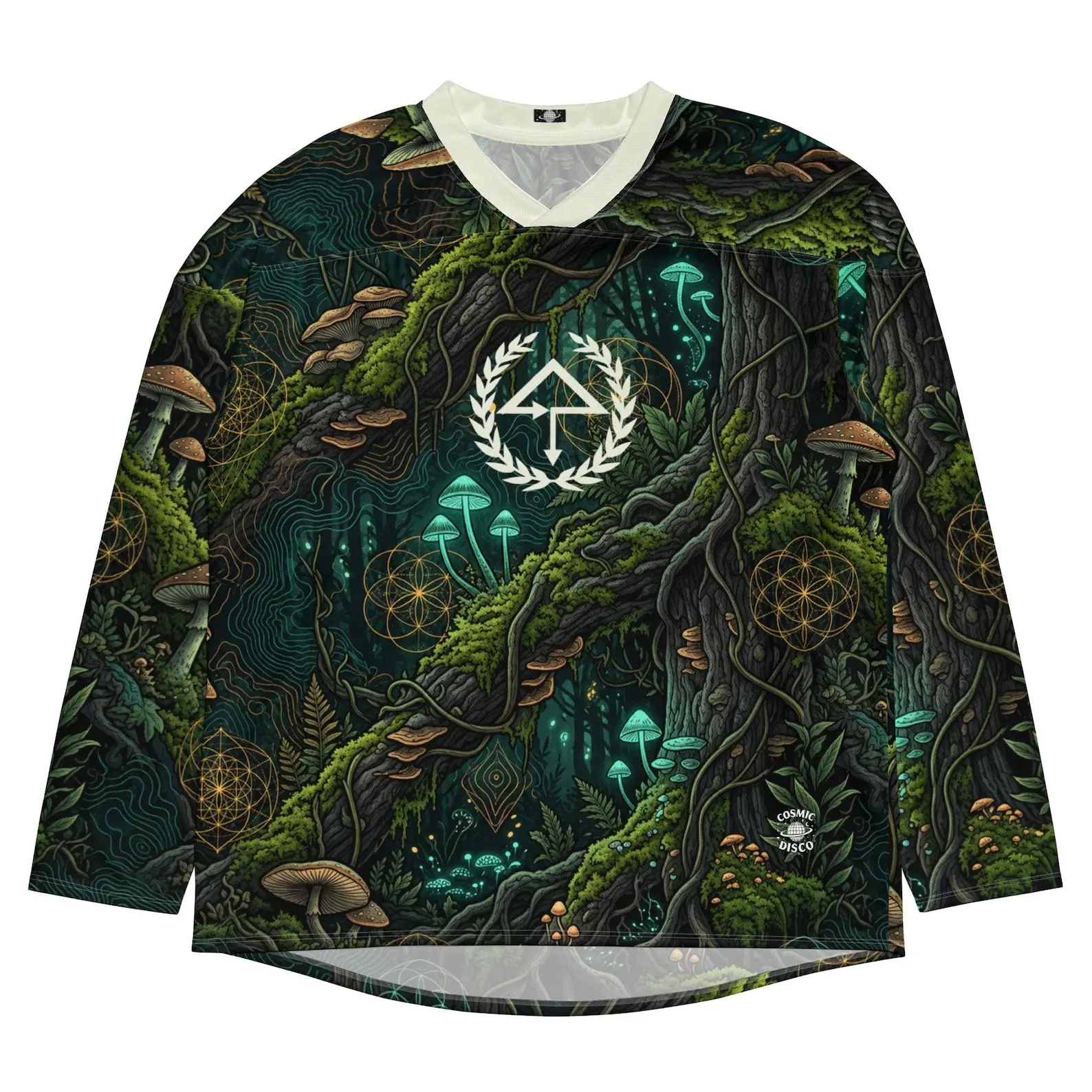 OF THE TREES Inspired Rave Jersey, Psychedelic Festival Outfit, Comfy Outfit for Bass Music Lovers
