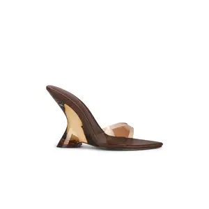 FEMME LA x REVOLVE Azucar Wedge Sandal in Brown