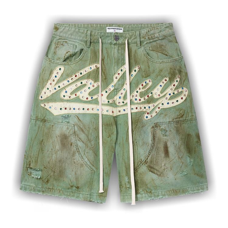 Vale Forever Green Skittle Jorts 'Dirt/Green'