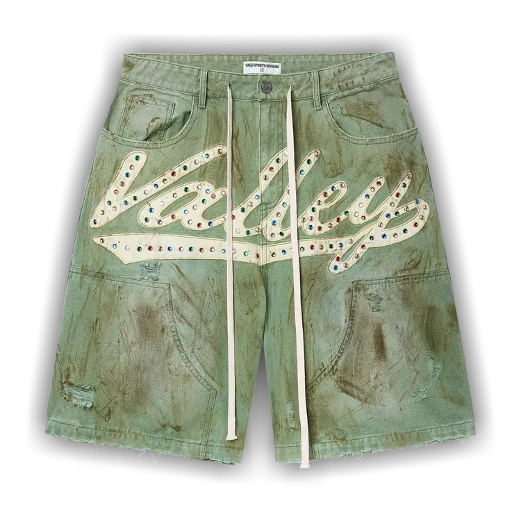 Vale Forever Green Skittle Jorts 'Dirt/Green'