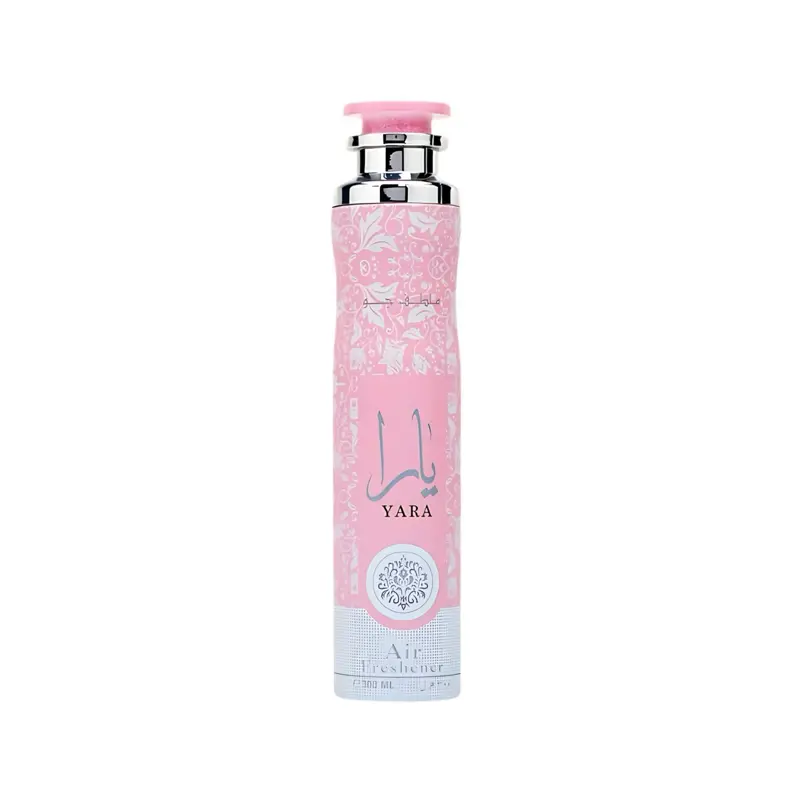 Lattafa Yara Pink Air Freshener Spray - 300ml, Odor Removal, All Seasons, Indoors Home Fragrance Supply