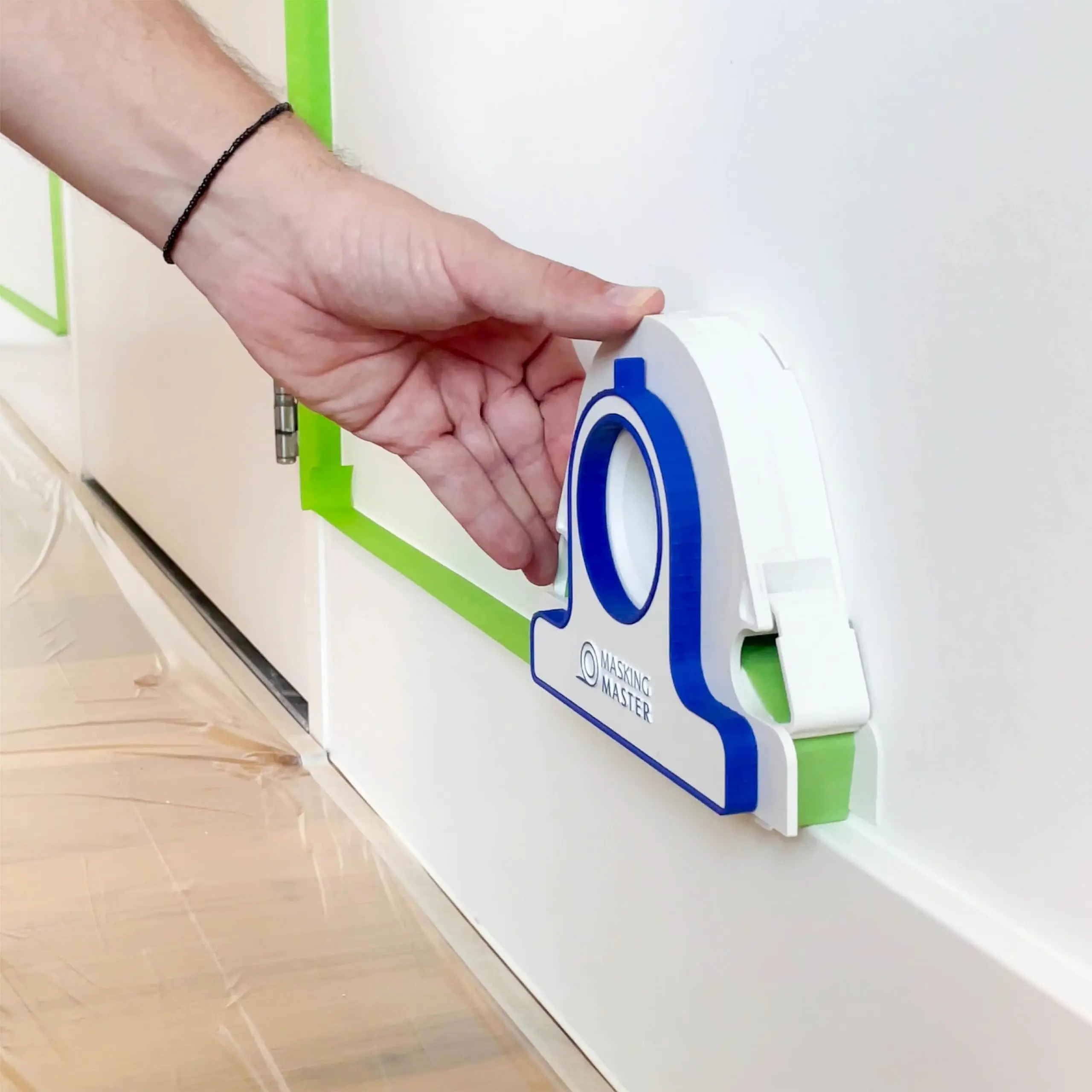 Painter's Tape Dispenser, Professional Painter's Masking Tape Dispenser, For All Painter's Tapes up to 25 mm, Up to 5x Faster, For Indoor and Outdoor Paints