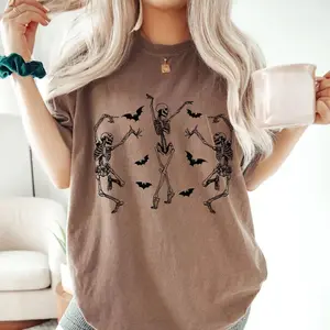 Comfort Colors® Dancing Skeleton 90s Vintage Style Tshirt, Retro Y2k Skeleton Shirt, Skull Funny Shirt, Dancing Lovers Shirt, Gag Tees 9CZ