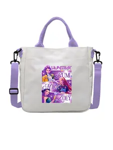 Cartoon KPop Demon Hunters Witch HuntersPeripheral Fashion Shoulder Bag Crossbody Tote Bag CommuterMessenger Bag ,Suitable for shopping, working, and strolling, it is the perfect gift for family and friends.