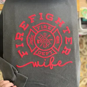 Comfort Colors Fire wife Crewneck