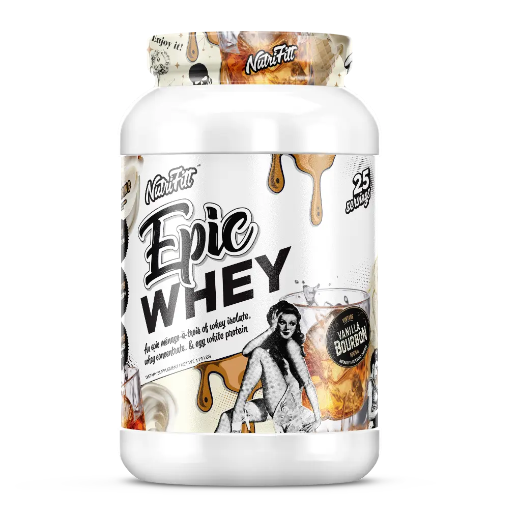 Nutrifitt EPIC WHEY Protein - Whey & Egg White Protein With Digestive Enzymes (25 Servings)