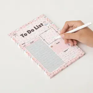 To do List Planner Pad, 50 Sheets, Not Sticky 5 in x 8 in, Daily Planner Notepad