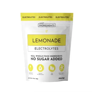 Just Ingredients Lemonade Electrolytes [30 Servings] - Drink Mix - Coconut Water, Sea Salt, Trace Minerals - Drink - Hydration