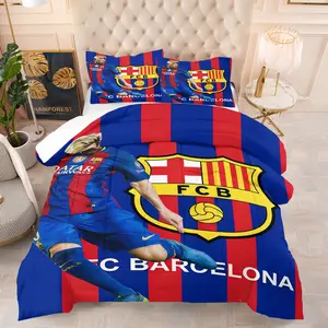 Football Theme Comforter Set (includes 1 Quilt and 1-2 Pillowcases), Perfect for Fans, Teens, Adults, Bedroom Decor Gift, Bedding Sets