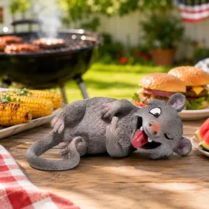 Hodao 2026 Summer Vibe Stress Relief Decor | Sassy Opossum Statue, 4th of July Independence Day Figurine, Funny Relatable Mood Cute Gift#FathersDay