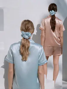 14cm 100% Silk Extra Large Hair Scrunchies for Women, High Quality Hair Ties, Stylish & Durable Hair Bands, Perfect for Daily Use and Ponytail Hairstyle