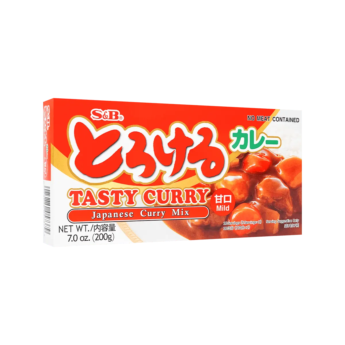 S&B Torokeru Curry Mild Spicy Flavor Japanese Curry Roux 200g - Authentic Japanese Cooking Ingredient for Delicious Meals