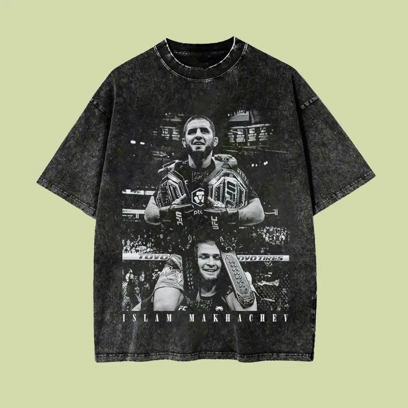 Islam Makhachev & Khabib Bootleg 90s Styles Sweatshirt, Retro UFC Graphic Wash Shirt, Autograph MMA Hoodie, Gift for fan, Gift for him and her MMU