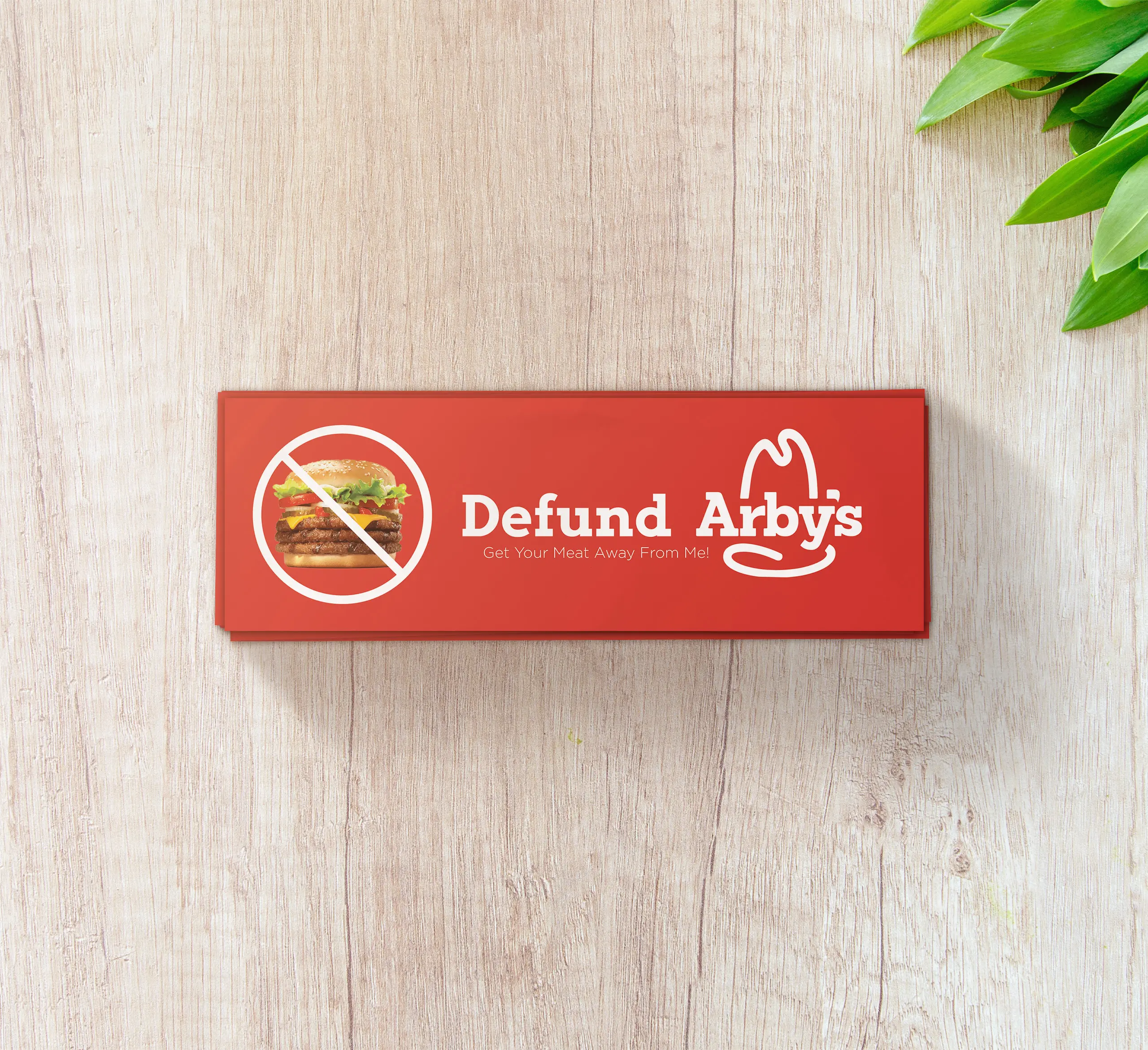 Defund Arbys - Funny Edgy Bumper Sticker, Car Bumper Stickers, Inappropriate Meme Sticker, Funny Auto Sticker