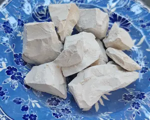 Dual-Purpose Kaolin Clay Grey-White Virgin Lump Cosmetic & Edible Grade 100% Natural No Additives Slightly Sticky 4oz 100g