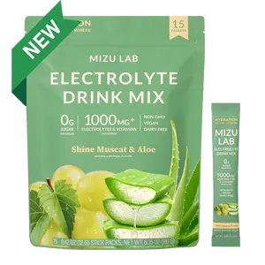 Shine Muscat Grape & Aloe Electrolytes | Zero Sugar [15 stick packs]