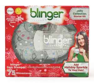 blinger Jolly Collection Gem Stamper with 75 Gems