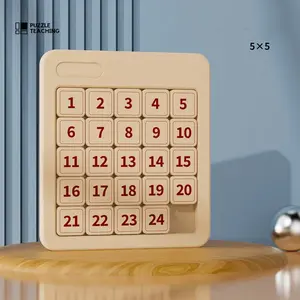 Digital Sliding Block Puzzle, Advanced Huarong Road Game, ABS Material Brain Teaser Toy, Birthday or Holiday Gift