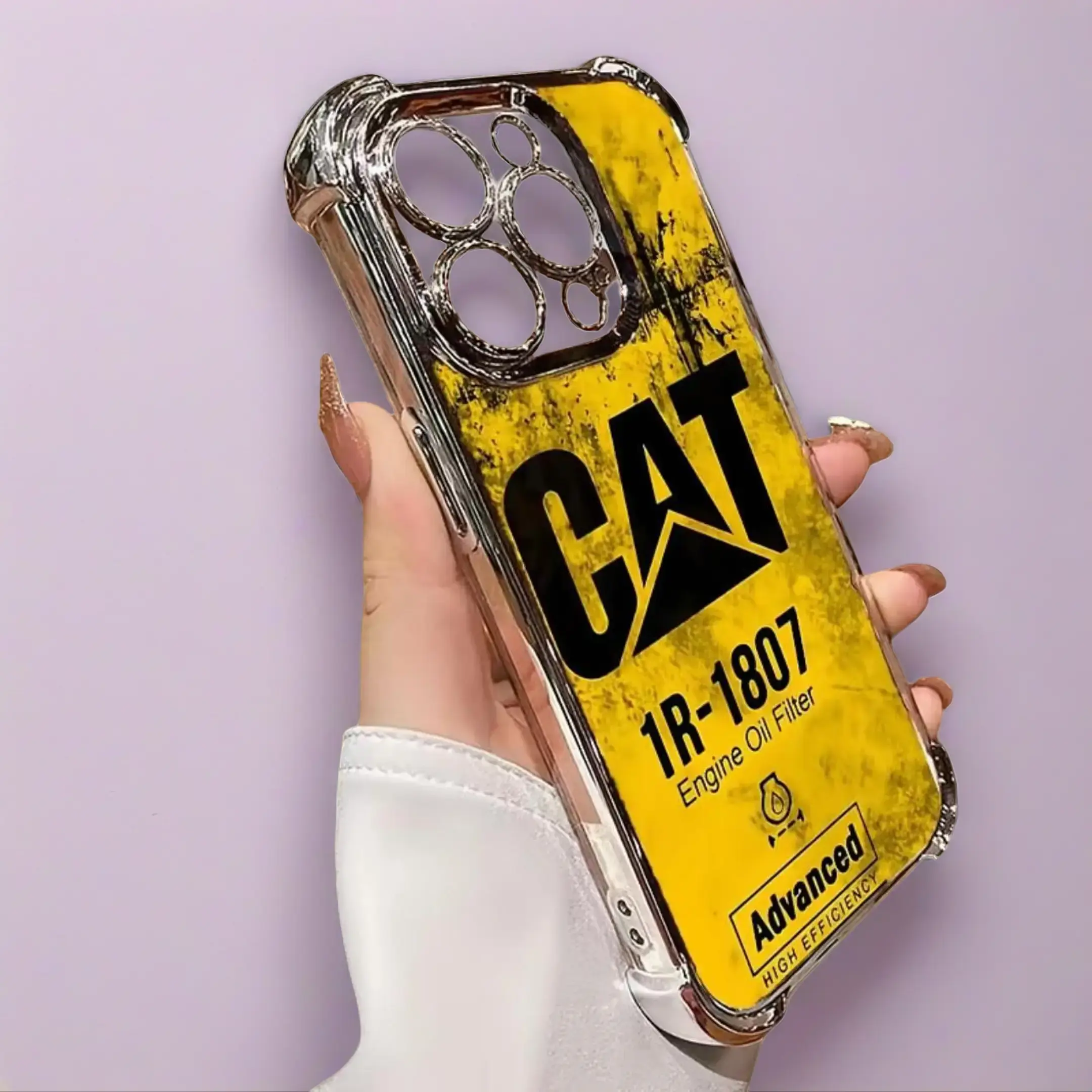 Shockproof CAT Engine Oil Filter Design Phone Case Durable TPU for Construction Fans & Heavy Equipment Shockproof CAT Engine Oil Filter Design Phone Case Durable TPU for Construction Fans & Heavy Equipment