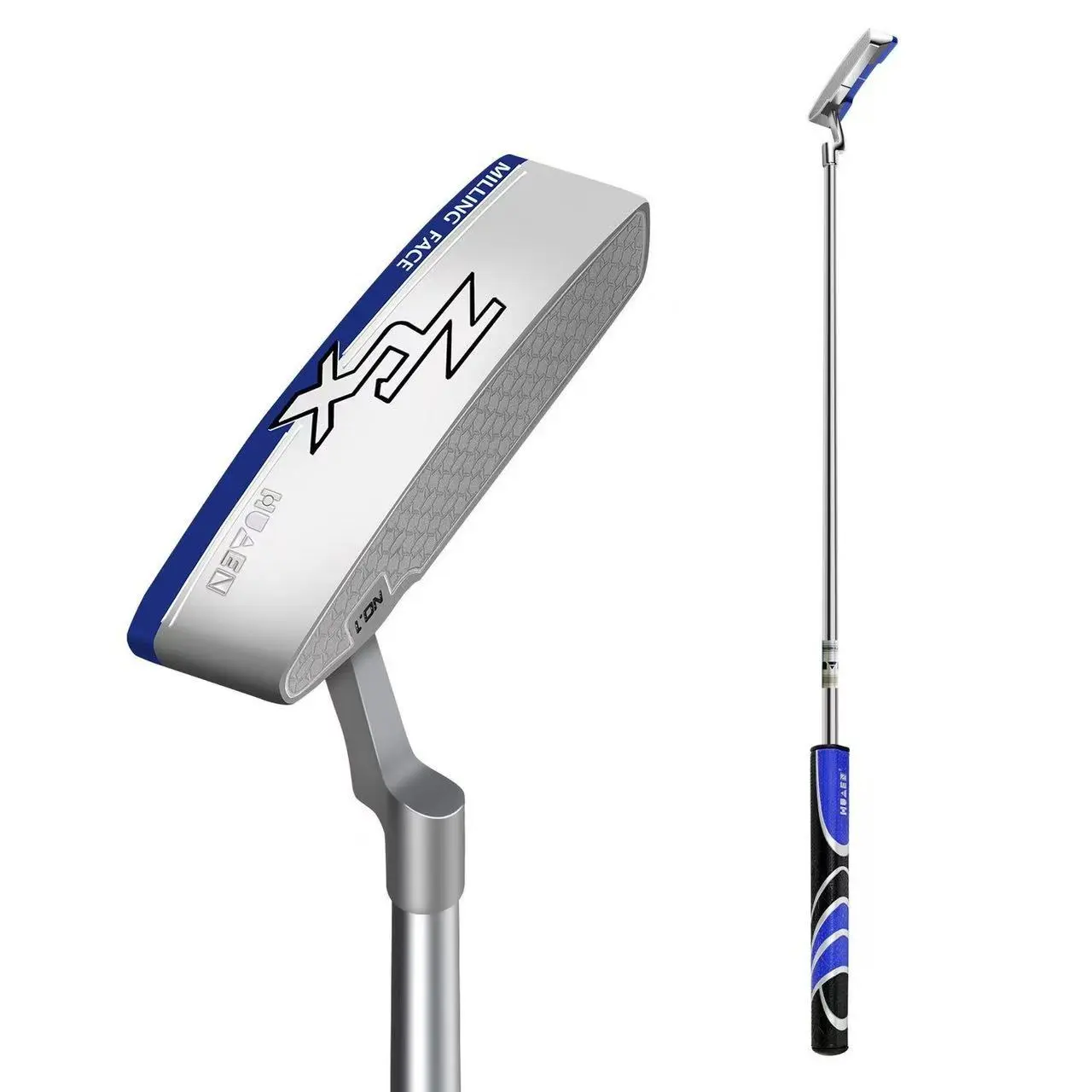 NXG Putter - Silver & Blue Finish, Precision Engineering, Optimal Weight, Golf Club for Superior Control and Accuracy
