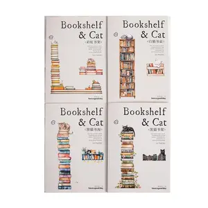 60 hard card fun sticker packs, cartoon stickers, light retro style, DIY handbook base material stickers