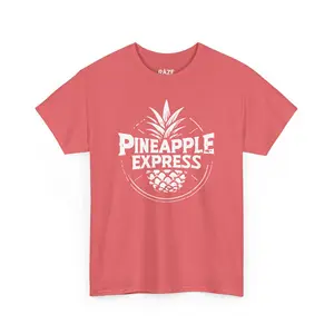 Pineapple Express - Unique Cannabis Strain Graphic T-Shirt - 100% US Cotton, Unisex, Multiple Colors & Sizes