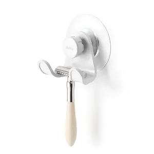 Umbra Flex Adhesive Double Hook, Rust-Proof, Waterproof, Non-Damaging Adhesive, 90% Recycled Plastic