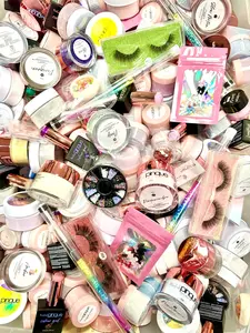 "KITCHEN SINK" NAIL PRODUCT SC00PS | 4-17 Products per | Acrylic I Dip Powder | Gels | Glitter | Brushes Shimmer Manicure