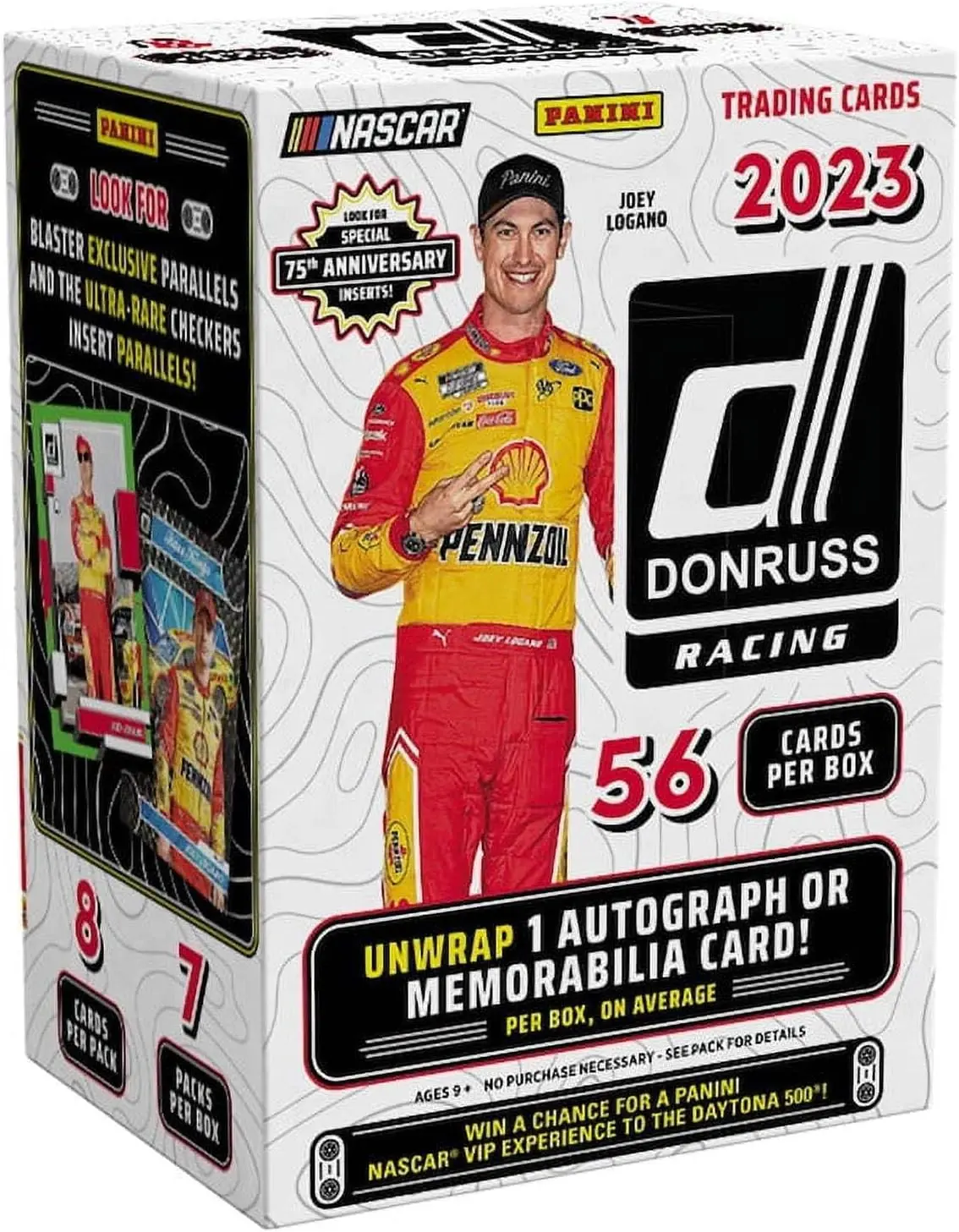 2023 Panini Donruss Racing Factory Sealed 7 Pack Blaster Box - 56 NASCAR Trading Cards