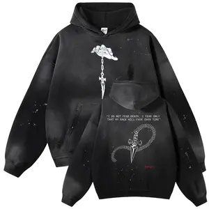 Hunter x Hunter Kurapika's Vengeance Oversized Vintage Hoodie