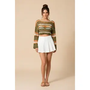 Sexy Knit Cover‑Up Top