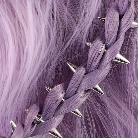 Unisex Metal Ring Hair Buttons, Spiked Dreadlock Accessories, Hip-Hop Punk Rock Street Style, Cool Hair Decor, Fashion Hair Accessories, 10pcs Set, Hair Clip Set, Fun Hair Clips, Hair Accessories For Braids